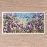50% OFF - Print on Paper of Pink Meadow