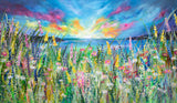 120x70cm Original Painting - Evening Glow