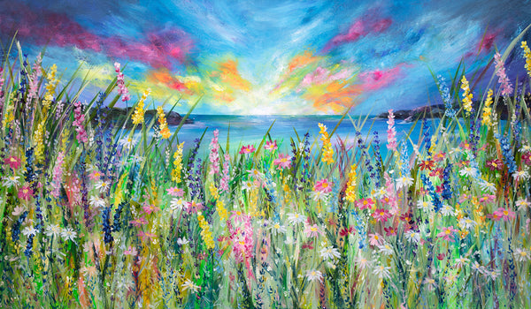 120x70cm Original Painting - Evening Glow