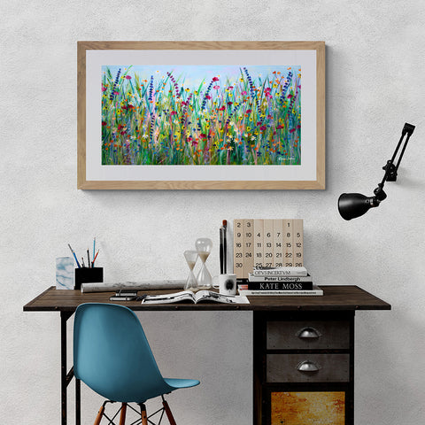 Print on Paper of 'Joyous Meadow'