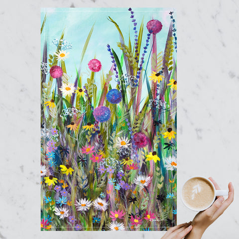 Tea towel  -  Colourful Meadow