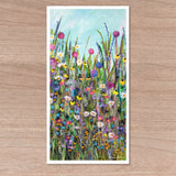 Print on Paper of Colourful Meadow