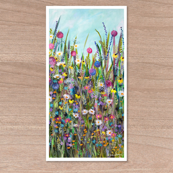 Print on Paper of Colourful Meadow