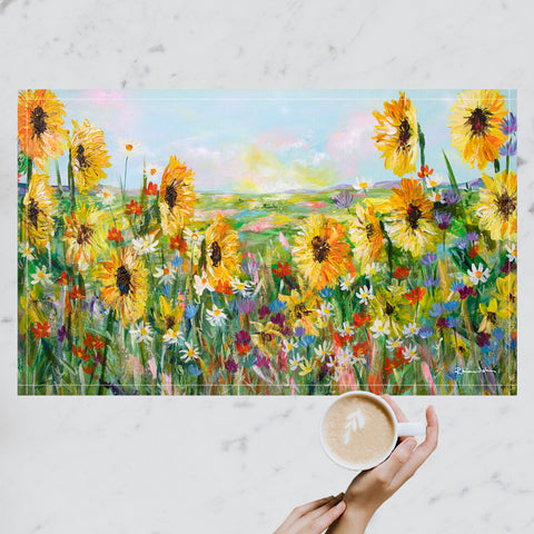 Tea towel  - Sunflower Field