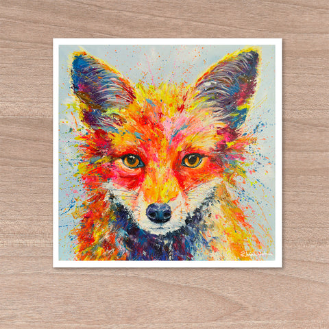 Print on Paper of 'Freddy Fox'