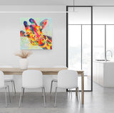 Canvas Print of 'Ziggy Giraffe'