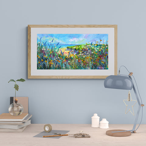 Print on Paper of Seaside Sanctuary