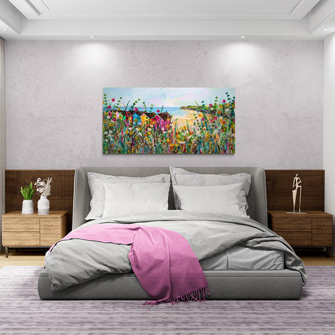 Canvas Print of 'Beachfront Hideaway'