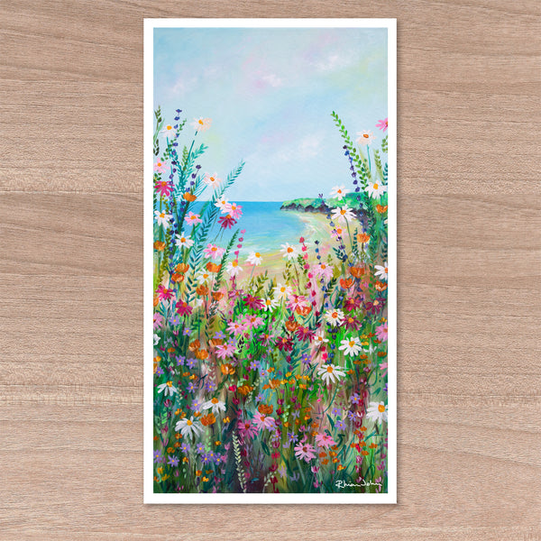 Print on Paper of Bayside Blooms