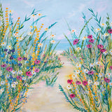 80x80cm Original painting on canvas - Tranquil Tides