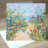 Tranquil Tides blank greetings card