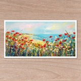 Print on Paper of Beach Waves