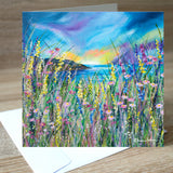 Twilight Bay blank greetings card