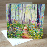 Glade' blank greetings card