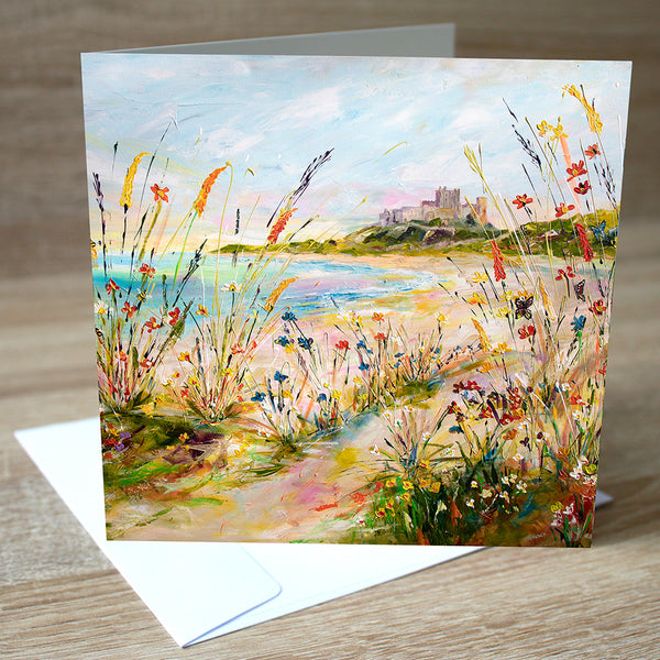 Castle View blank greetings card