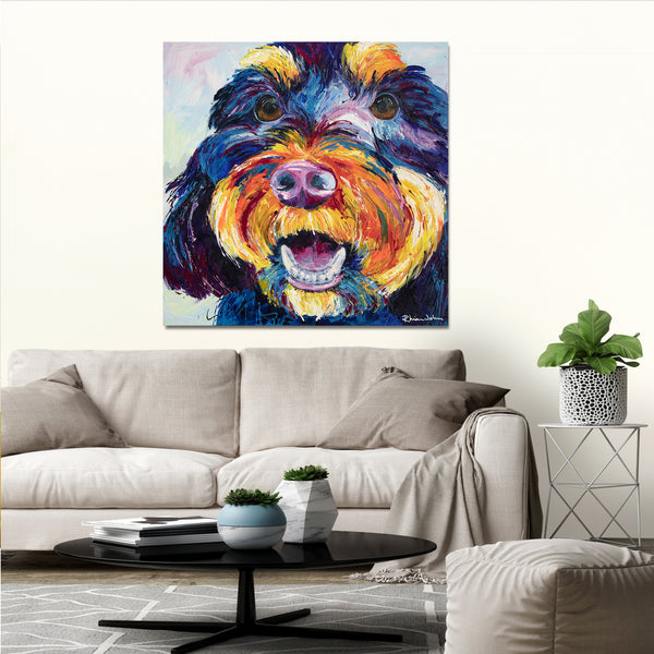 Canvas Print of Rusty Dog