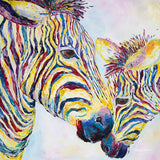 Blanket / Throw of Two Zebras