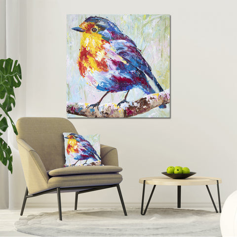 Canvas Print of Robin