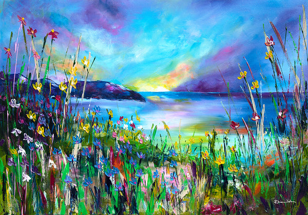 Blanket / Throw of Evening Sunset