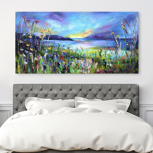 Canvas Print of 'Evening Sunset'