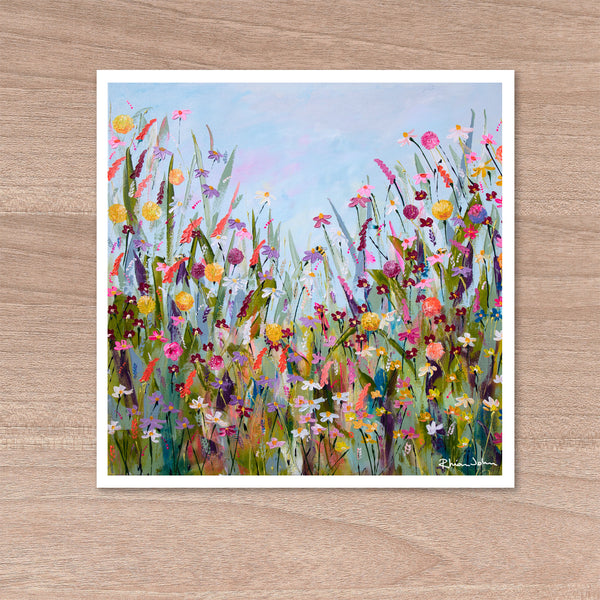 Print on Paper of Nature Meadow