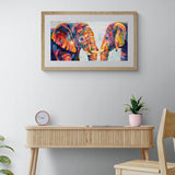 Print on Paper of 'Soul Mates' (Elephants)