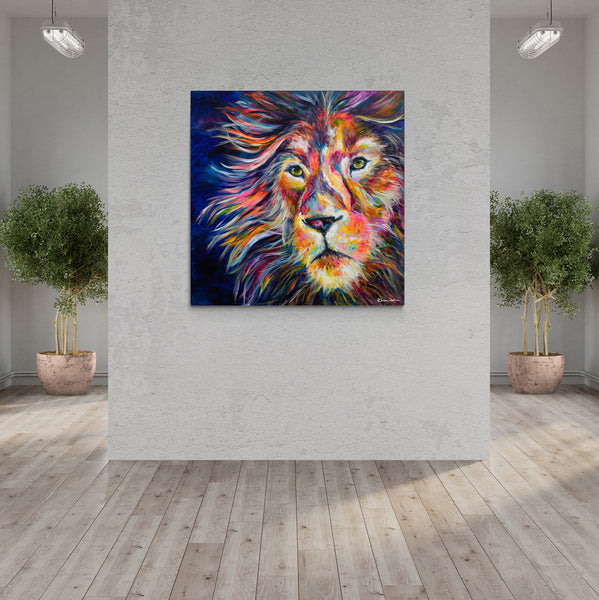 Canvas Print of 'Levi Lion'