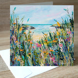 Coastal Cove blank greetings card