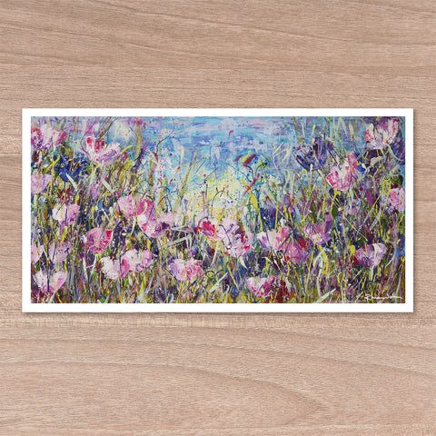 66% OFF-  NOW £23 - Print on Paper of Pink Meadow