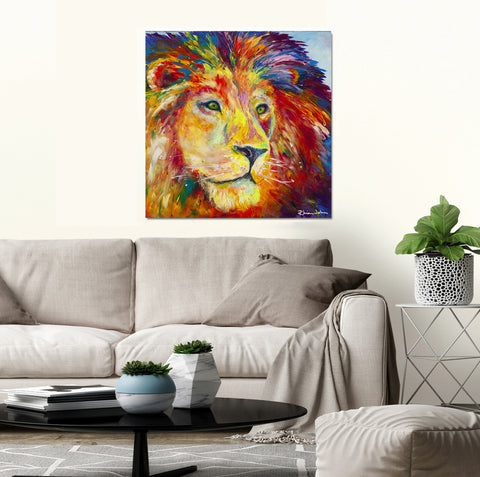 30% OFF Canvas Print of Lion Pride
