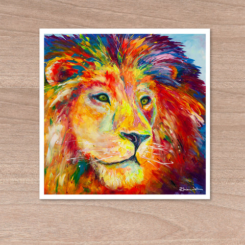 66% OFF - NOW £20 - Print on Paper of Lion Pride