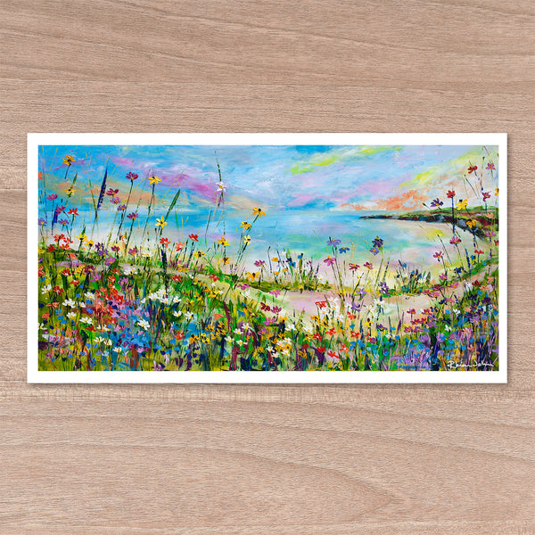 66% OFF-  NOW £23 - Print on Paper of Coastal Path