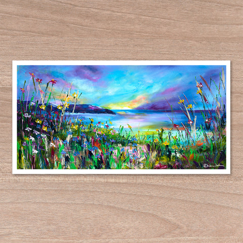 50% OFF - Print on Paper of Evening Sunset