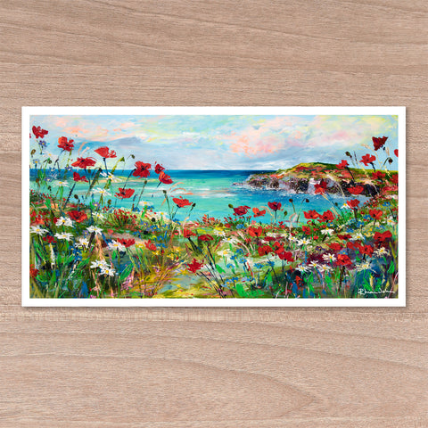 50% OFF - Print on Paper of Poppy Bay