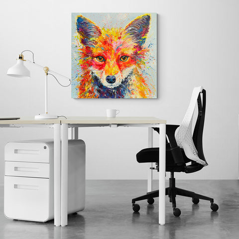 25% OFF Canvas Print of Freddy Fox 80x80cm