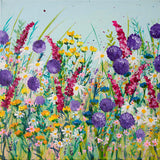 40x40cm Original painting on canvas - Meadlow Medley