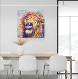 Canvas Print of 'Rory Lion'