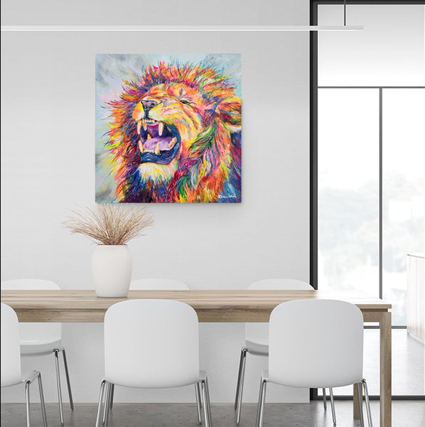 Canvas Print of 'Rory Lion'