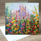 Winchester Cathedral blank greetings card