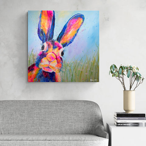 Canvas Print of 'Hattie Hare'