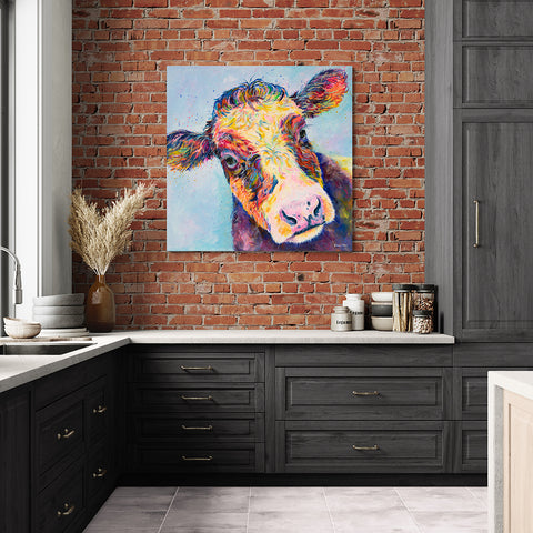30% OFF Canvas Print of Butterscotch Cow