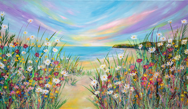 120x70cm Original Painting - Secret path