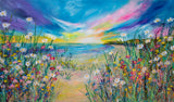 120x70cm Original Painting - Secret path