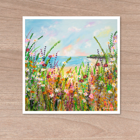 Print on Paper of 'Summer Beach'