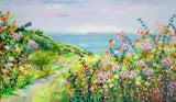 120x70cm Original Painting - Love along the coast