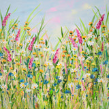 60x60cm Original Painting Spring Pasture