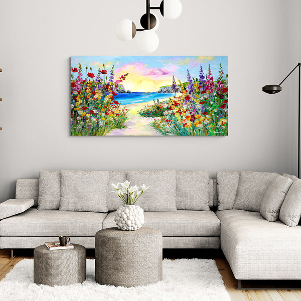 Canvas Print of Seaside Symphony