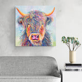 Canvas Print of 'Archie' Highland Cow