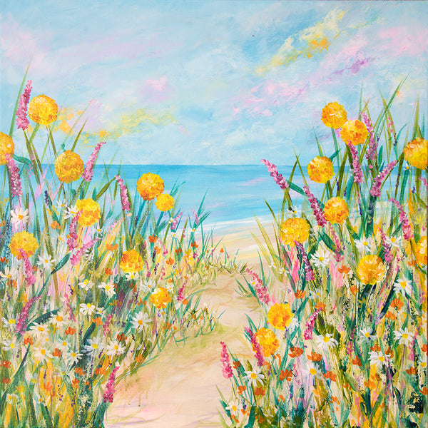 80x80cm Original painting on canvas - Path to Dreams
