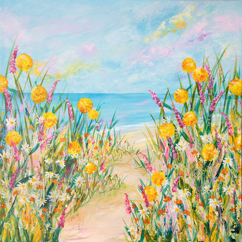 80x80cm Original painting on canvas - Path to Dreams